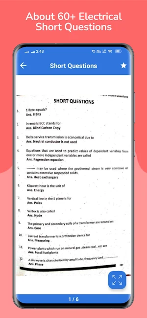 Electrical MCQs & Test Prep Screenshot 2