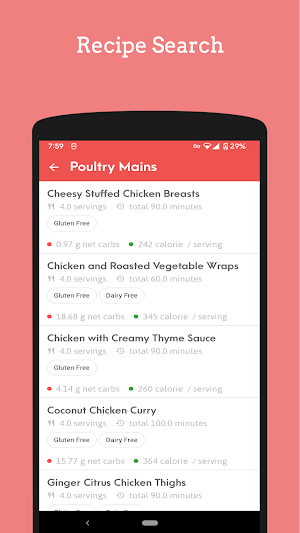 Type 2 Diabetic Cookbook Screenshot 1