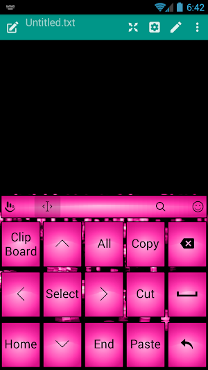 Keyboard Theme Led Pink Screenshot 2
