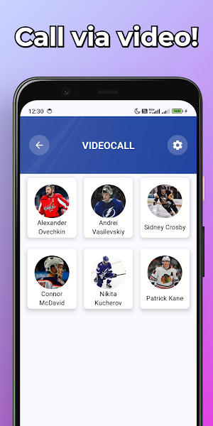 Hockey Players Fake Video Call Screenshot 1