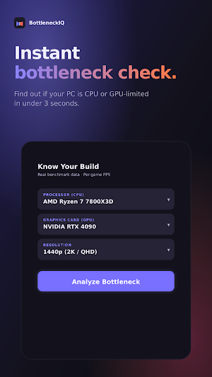 BottleneckIQ: PC FPS & Build Screenshot 0