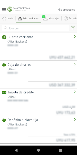 Bancooptima Screenshot 2