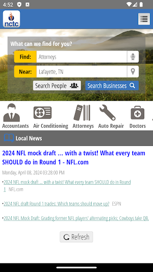 NCTC Online Business Directory Screenshot 1