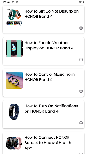 Honor Band 4 App Hint Screenshot 3