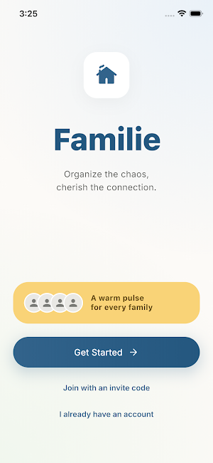 Familie — Your Family Hub Screenshot 0