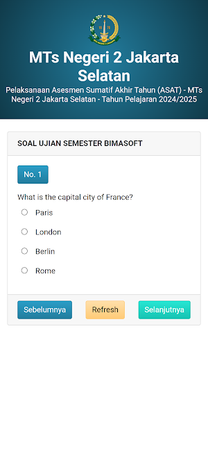 MTsN 2 Jakarta Selatan Screenshot 0