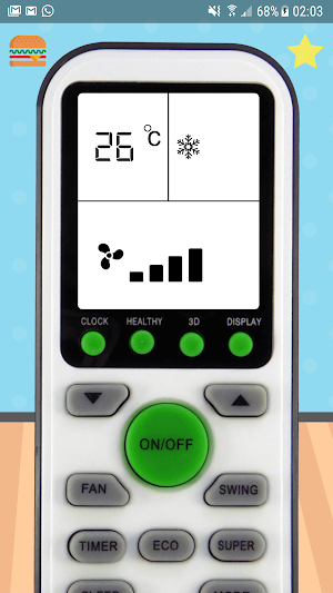 Universal AC Air conditioner Remote Control Screenshot 2