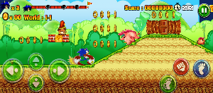 Blue Hedg ehog Adventure Screenshot 0