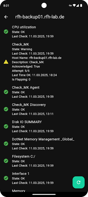 Unofficial CheckMK Monitoring Screenshot 3