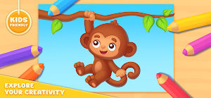 Coloring Book Paint Kids Games Screenshot 1