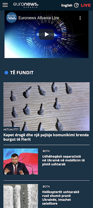 Euronews Albania Screenshot 3