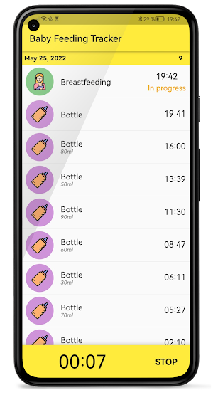 Baby Feeding Tracker Screenshot 3