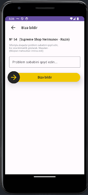 Kuryer Aze - Kuryerlər üçün Screenshot 3