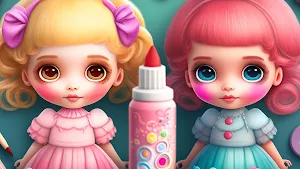 Cute Dolls: Dressup Game Screenshot 2