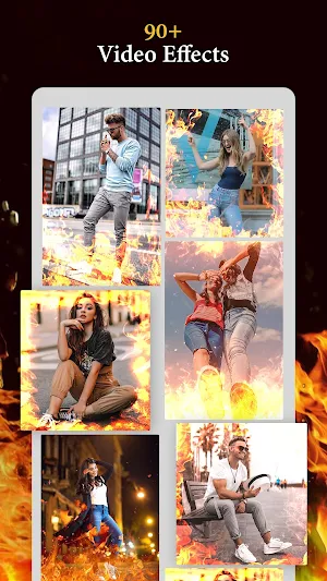 Fire Effect video editor Screenshot 1