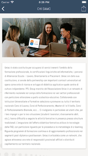 UNIAC FORMAZIONE Screenshot 1