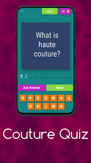 Couture Quiz Screenshot 0