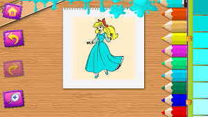Princess Coloring Color Book Screenshot 1
