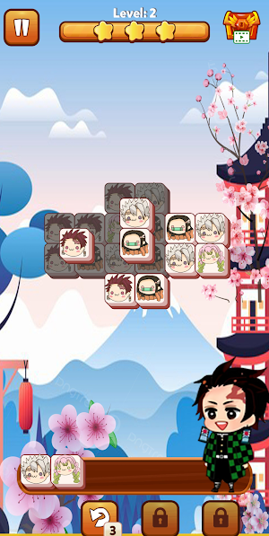 Nezuko Tanjiro Tile Match Screenshot 2