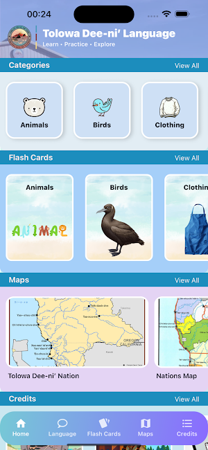 Tolowa Dee-ni' Language App Screenshot 0