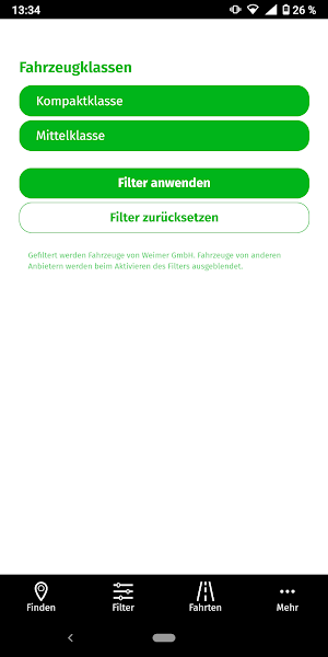 Fleximo Carsharing Screenshot 3