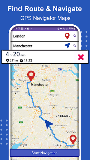 GPS navigation, maps & traffic Screenshot 3