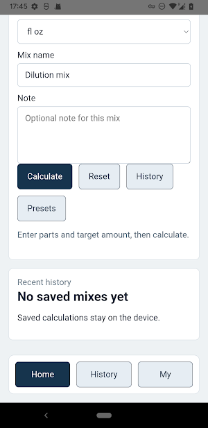 MixRatio Screenshot 0