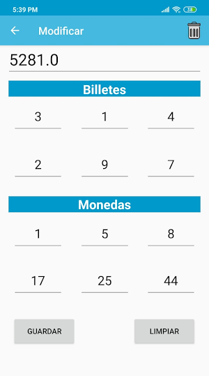 Contador de Dinero Screenshot 3