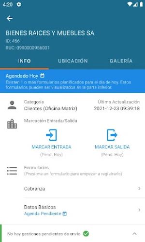 Encuestas Móviles 10 Screenshot 3
