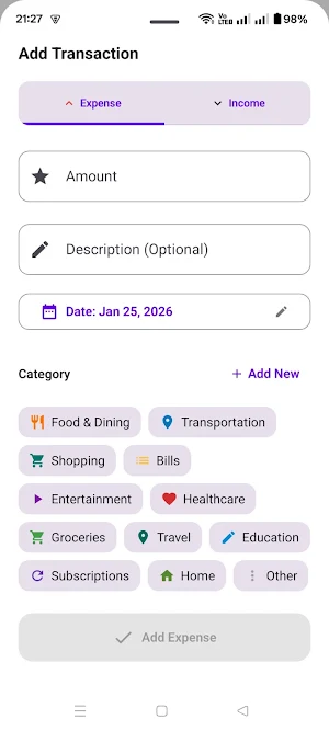CI-Daily Finance Manager Screenshot 3