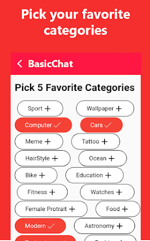 Basic Chat Screenshot 0