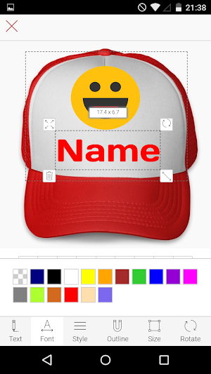 Cap Designer Screenshot 1