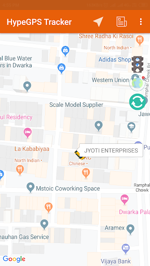 HypeGPS Tracker Screenshot 1