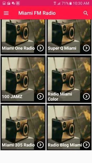 Miami FM Radio Miami Radio Sta Screenshot 1