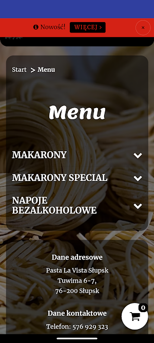 Pasta La Vista Słupsk Screenshot 0