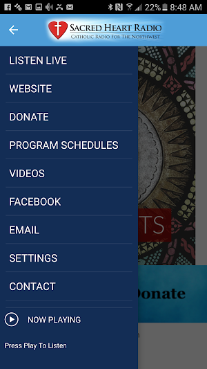 Sacred Heart Radio Screenshot 1