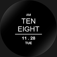 Letter Night - watch face