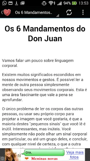 Os 6 Mandamentos do Don Juan Screenshot 1