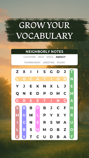 Fumble Words - Search Puzzles Screenshot 1