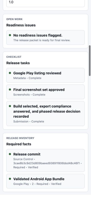 Release Binder Screenshot 1