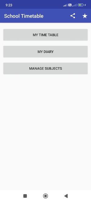 School Timetable Screenshot 0