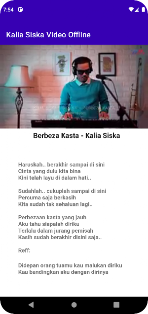 Kalia Siska Video Offline Screenshot 2