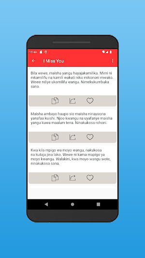 SMS ZA MAPENZI KISWAHILI Screenshot 3