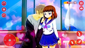 Anime High School Romance Game Screenshot 2
