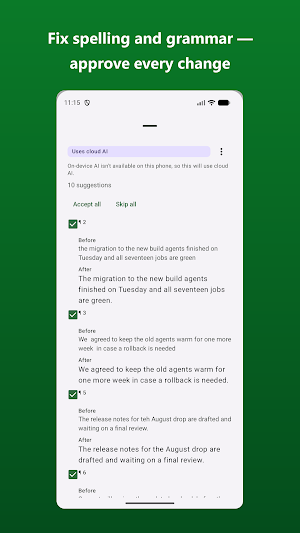 Document AI: Word DOCX Editor Screenshot 2