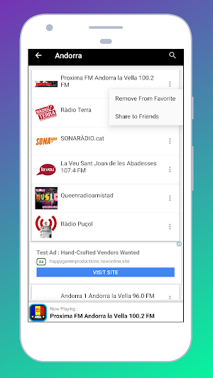 Radio Andorra FM: Radio Online Screenshot 2