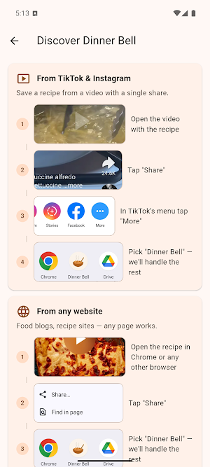 Dinner Bell – Recipe Keeper Screenshot 0