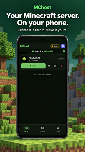MChost: Minecraft Server Host Screenshot 0