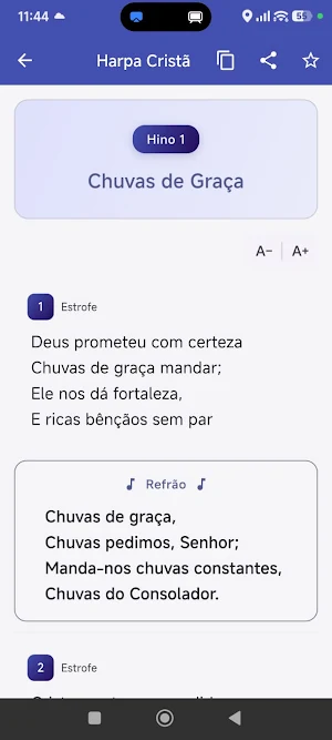 Harpa Cristã Screenshot 1