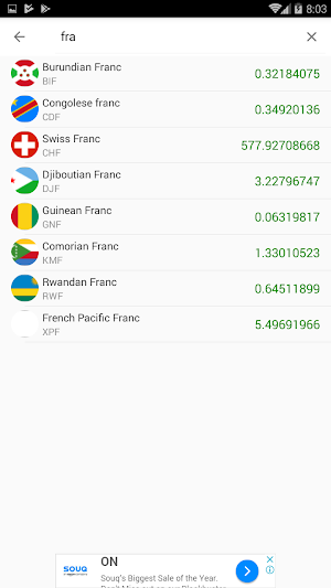 monnaie et prix de l'or au Sénégal Screenshot 2